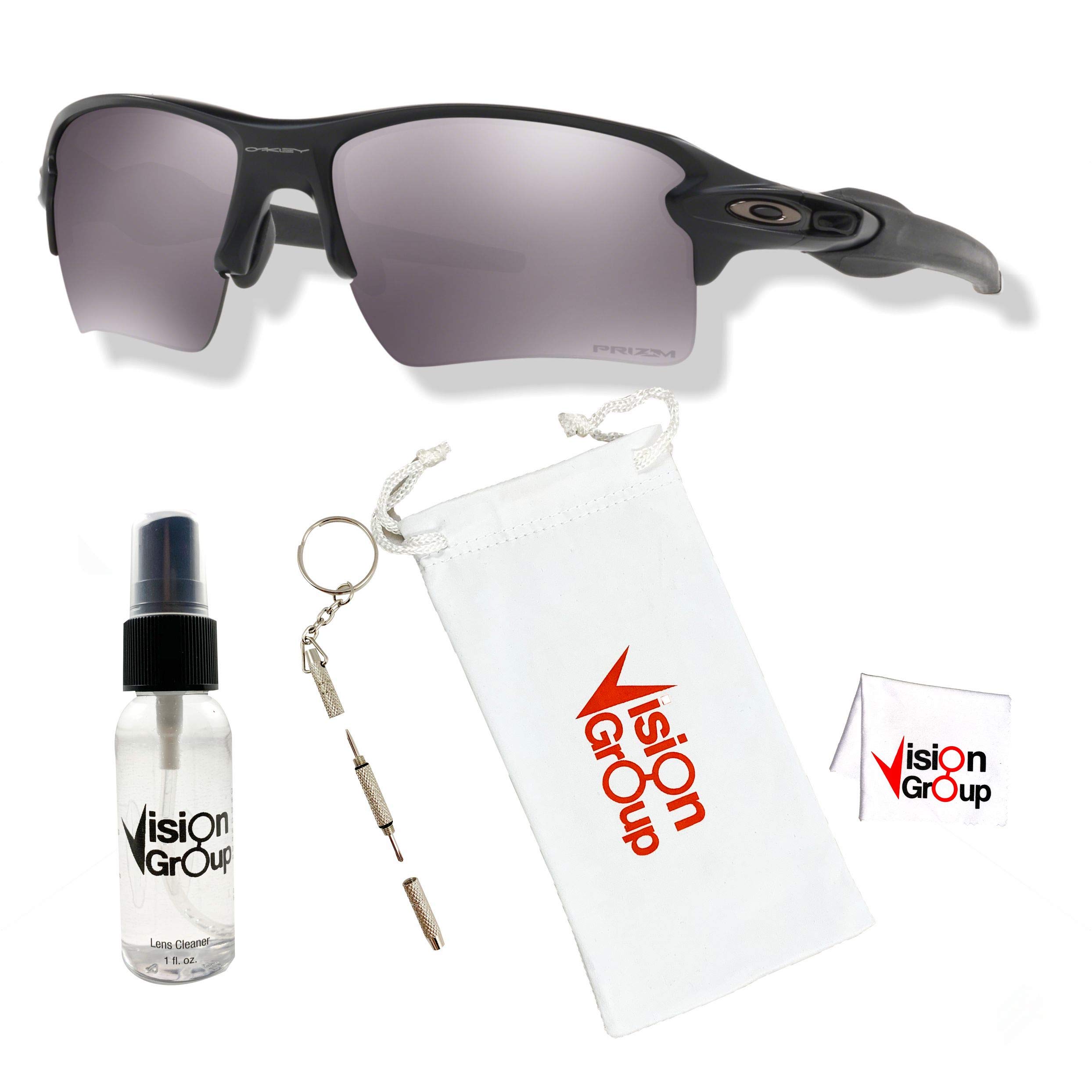 Oakley OO9188 Flak 2.0 XL Polarized Sunglasses with Bonus Lens Kit - UV Protection Sports & Driving Shades for Men & Women