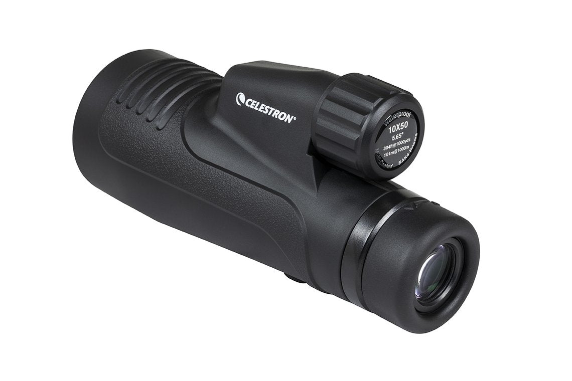 Outland X 10x50mm High Power Monocular Telescope with Smartphone Adapter - Long Range HD Viewing for Hunting, Bird Watching & Outdoor Adventures (Model 72370)