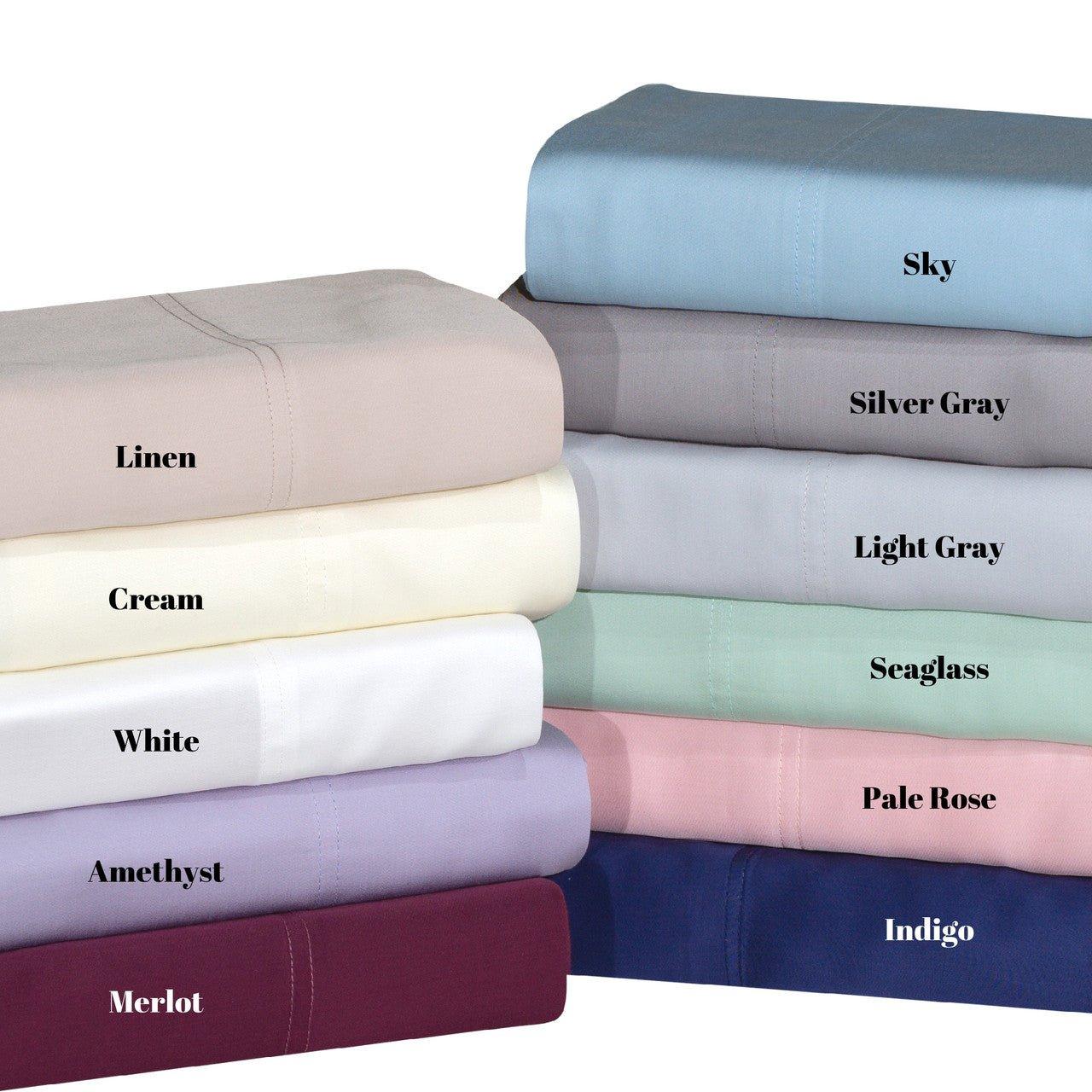 DTY Bedding® Premium 100% Bamboo Viscose 2-Piece Pillowcase Set - Soft & Hypoallergenic Pillow Covers for Side Sleepers & Hot Sleepers - Perfect for Bedroom, Guest Room & Travel