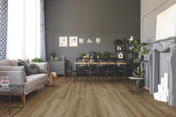 Coretec Plus Grande Goldin Oak Luxury Vinyl Plank Flooring - 9