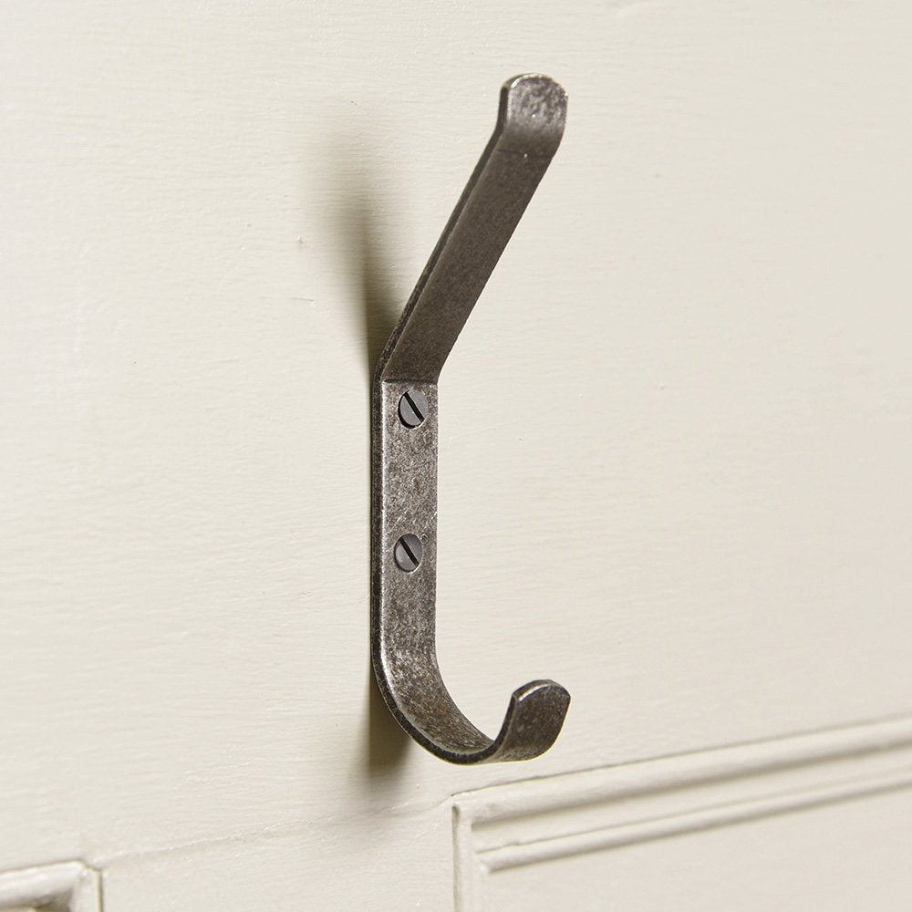 Vintage Cast Iron Classroom Hook - Heavy Duty Rustic Wall Hooks for Coats, Bags & Hats | Perfect for Schools, Offices & Home Entryway Organization