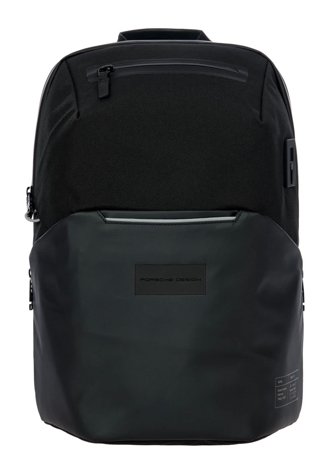 Porsche DESIGN Urban Eco Backpack XS Black - Lightweight Waterproof Laptop Backpack for Work, Travel & School | Stylish Minimalist Daypack for Men & Women