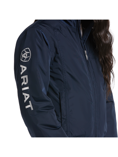 Ariat Kids Stable Team Jacket - Waterproof & Breathable Equestrian Riding Jacket for Boys & Girls - Perfect for Horseback Riding, Barn Chores & Outdoor Activities