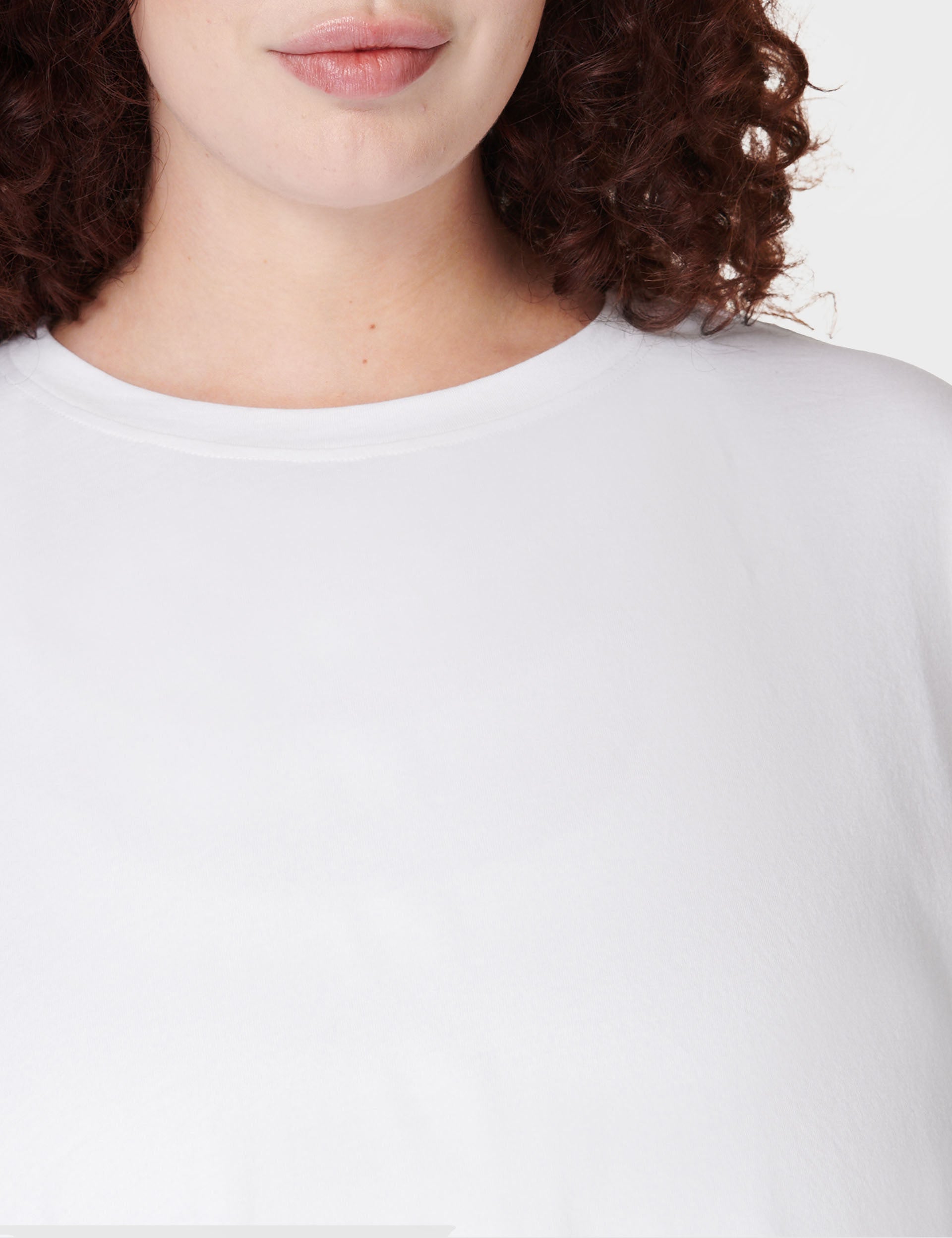 Essential Short Sleeve Crop T-Shirt for Women - Soft White Cotton Top | Perfect for Summer Outfits, Casual Wear & Layering