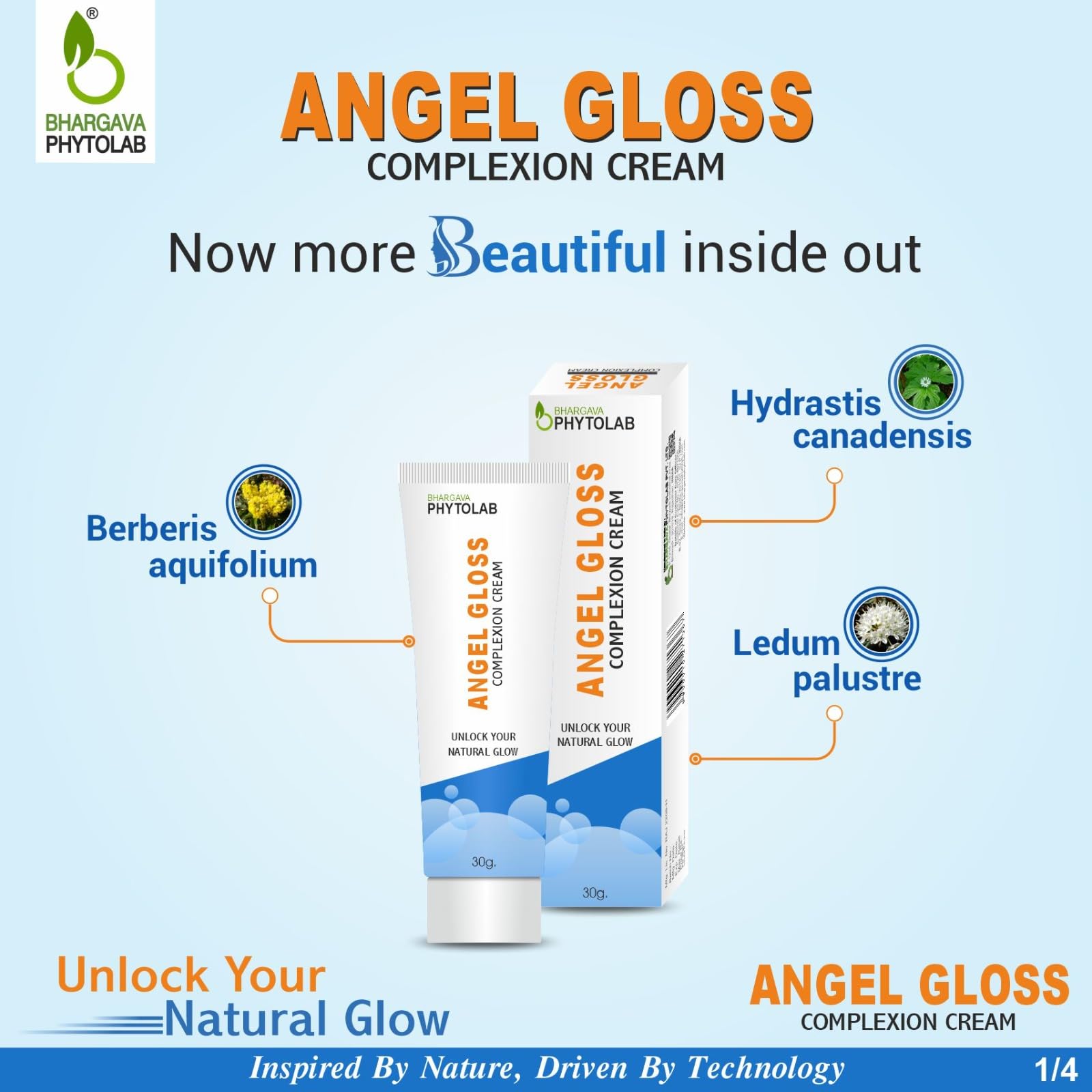 Bhargava Phytolab Angel Gloss - 30g Lip Gloss for Women, Hydrating & Shiny Lip Care, Vegan & Cruelty-Free - Perfect for Daily Use, Parties & Special Occasions