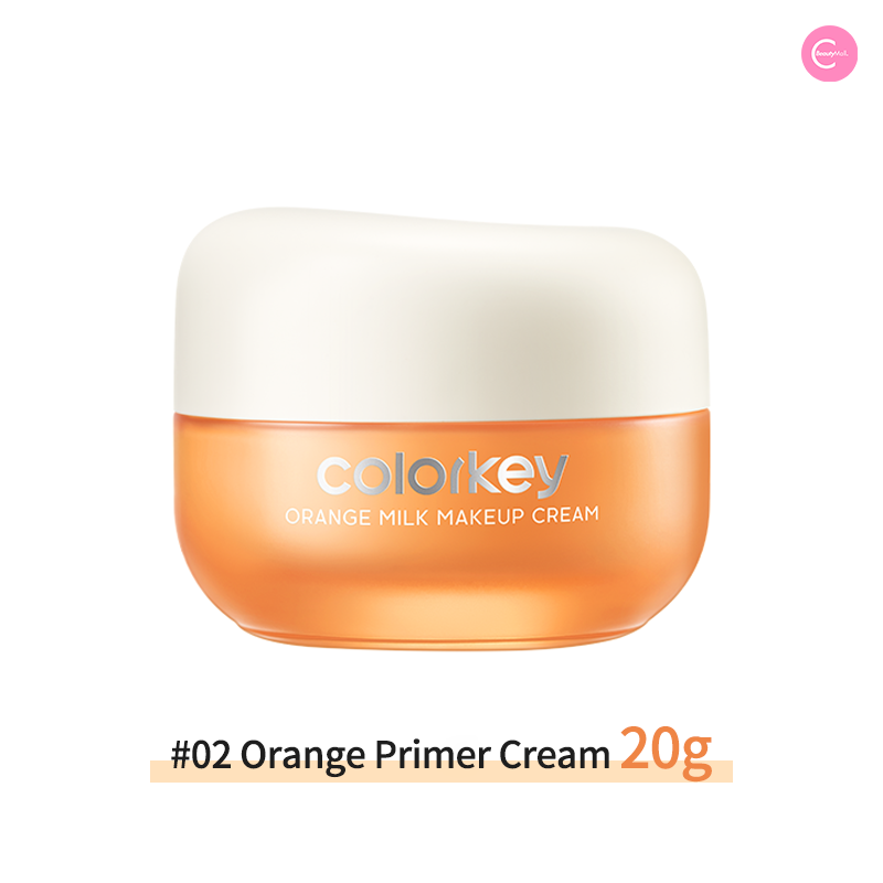 Colorkey Orange Glow Primer Cream - Brightening & Hydrating Face Base Makeup for Flawless Skin | Perfect for Daily Wear & Special Occasions
