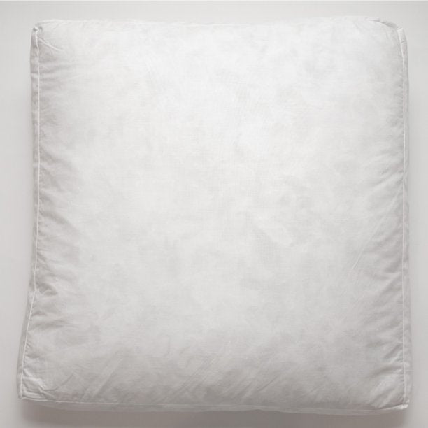 Premium Down Filled Square Box Pillow - Soft & Supportive for Bed, Couch, and Office - Perfect for Lounging, Reading, and Relaxation