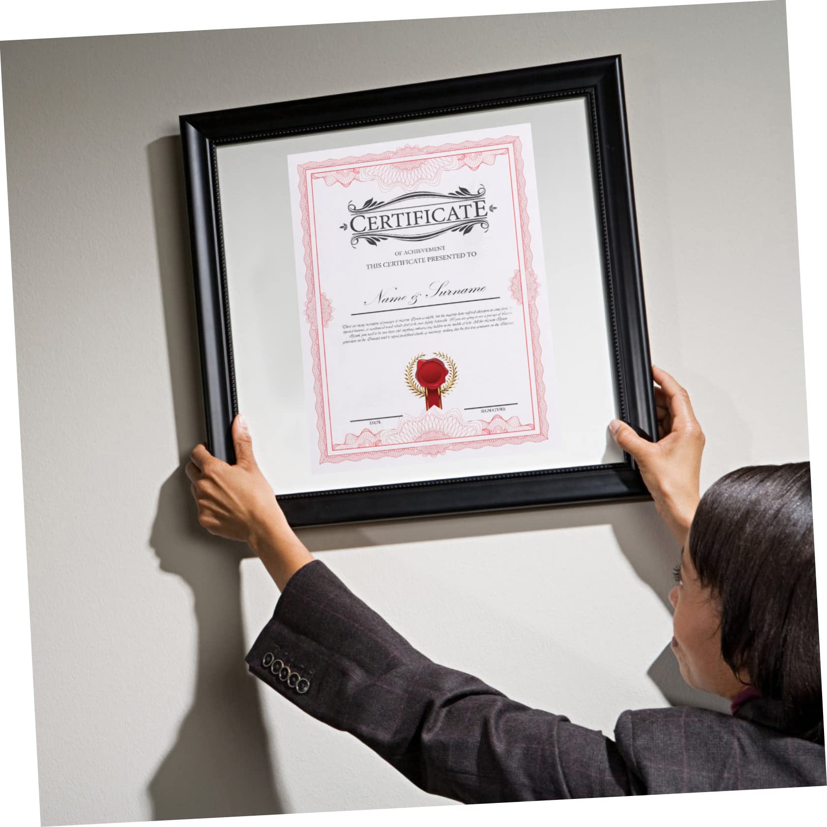 COHEALI 100 Sheets Blank Award Certificate Paper - Premium Red Academic Diploma Paper for Graduation, Recognition & Achievement Ceremonies - Perfect for Schools, Offices & Award Events