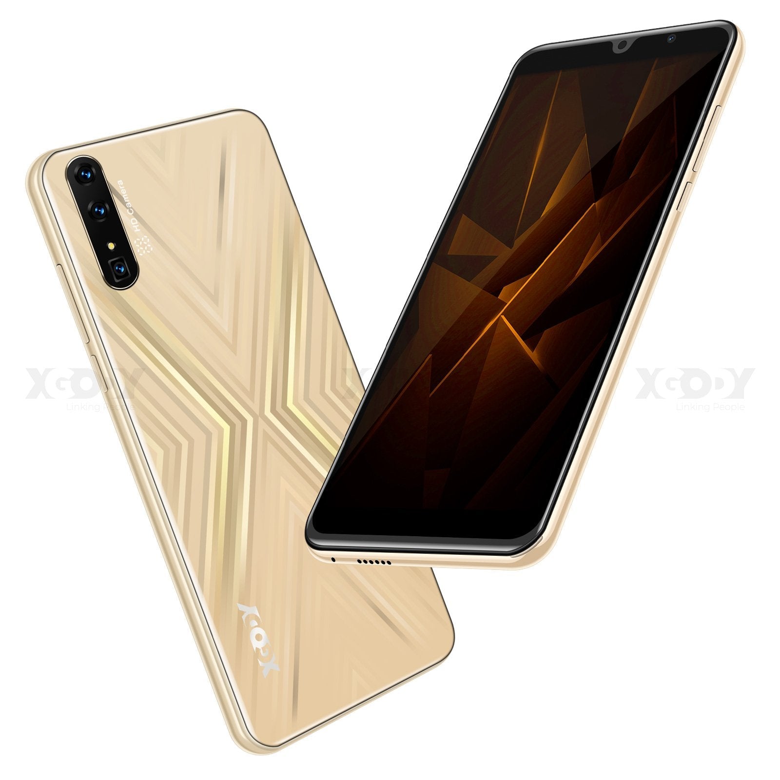 XGODY Mate X 3G Dual SIM Smartphone with 2.5D Curved Screen - Perfect for Business Travelers and International Students