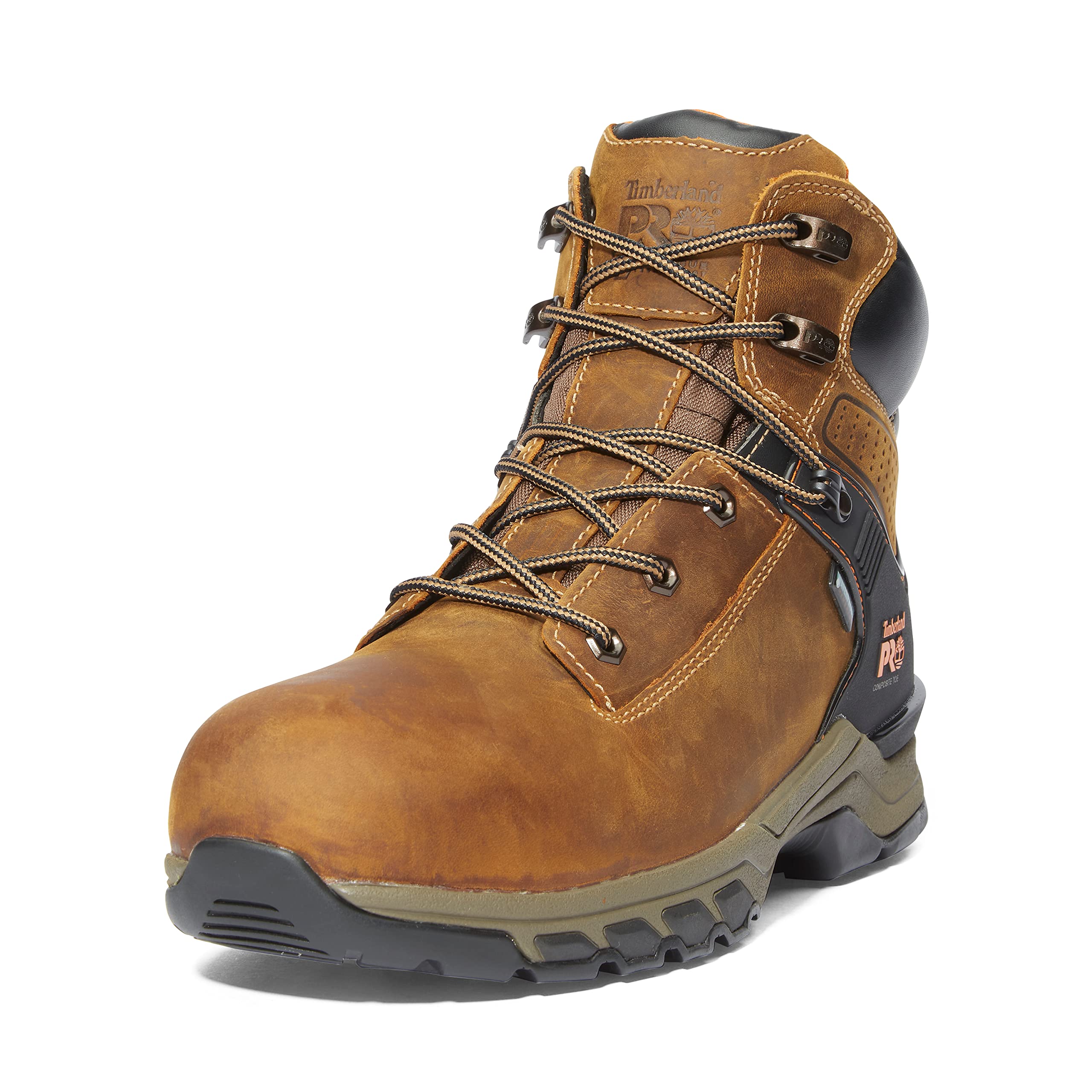 Timberland PRO Men's Hypercharge 6 Inch Composite Safety Toe Waterproof Work Boots - Steel Toe Industrial Shoes for Construction, Warehouse & Outdoor Work