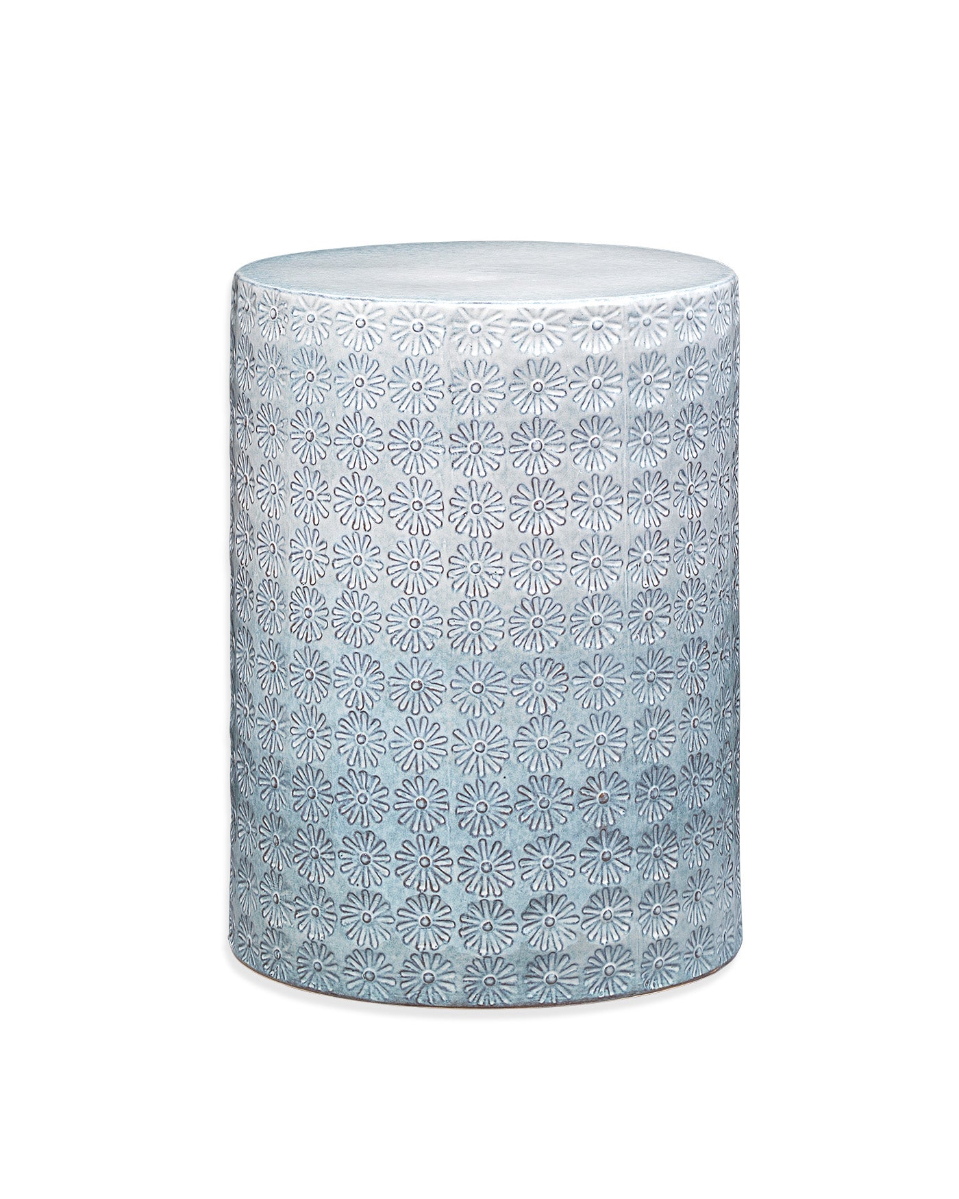 Wildflower Side Table in White - Modern Accent Table for Living Room, Bedroom & Office Decor