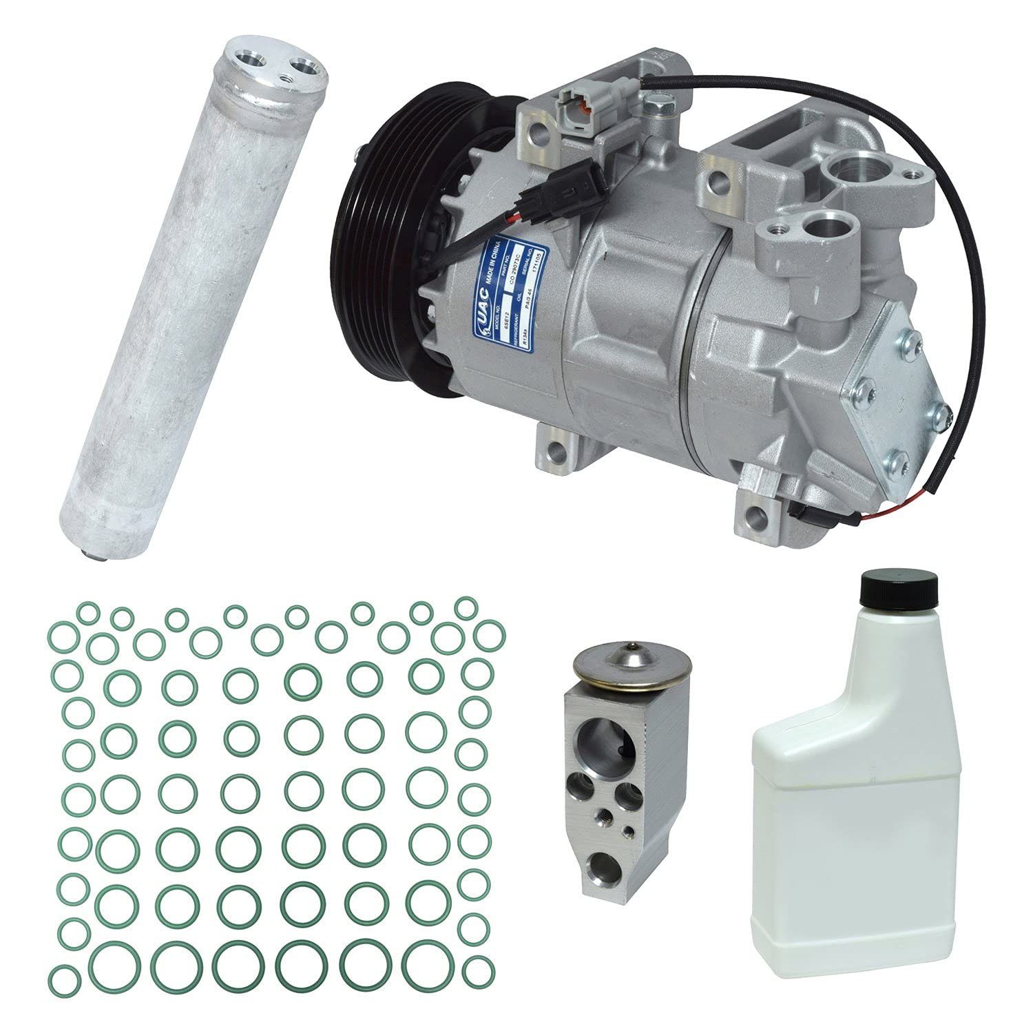 High-Quality HVAC A/C Compressor Replacement Kit - Compatible with Multiple Car Models - Perfect for DIY Auto Repair & AC System Maintenance