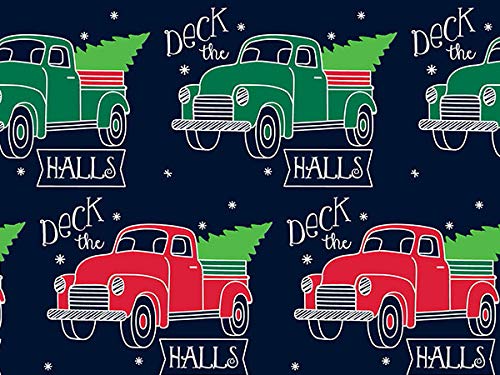 Deck The Halls Christmas Gift Wrap Roll - 24