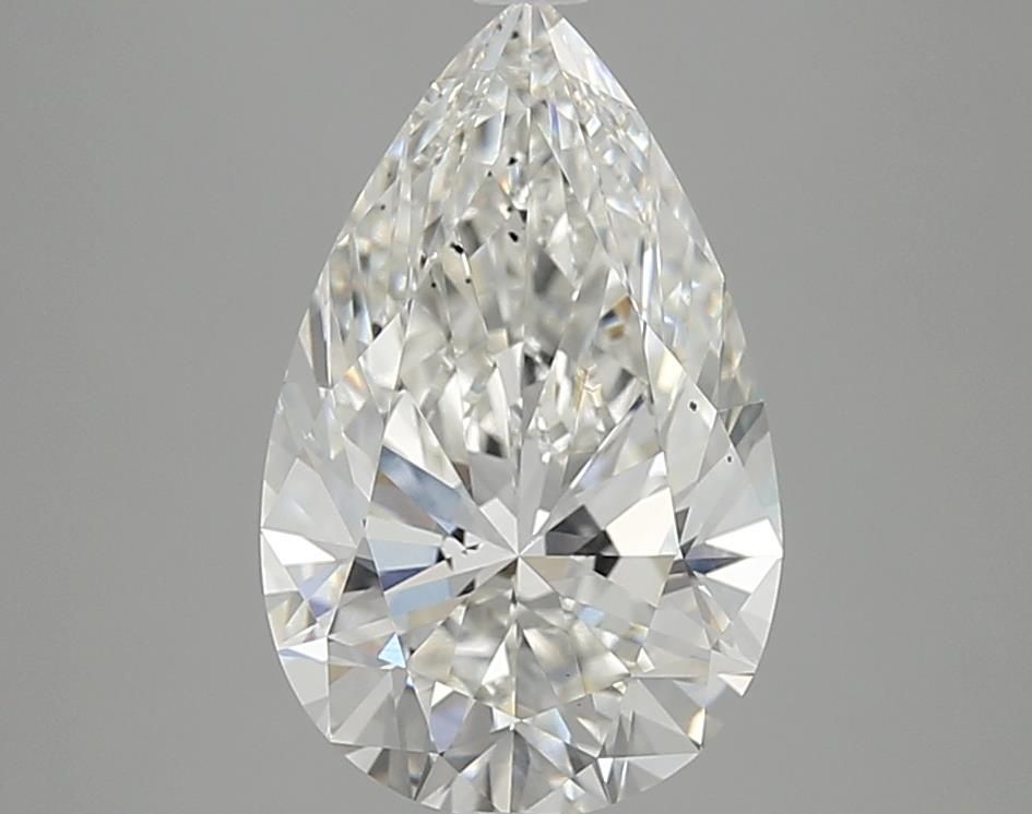 3.01 Carat G VS2 Pear Lab-Grown Diamond - Elegant Engagement Ring & Wedding Jewelry for Women