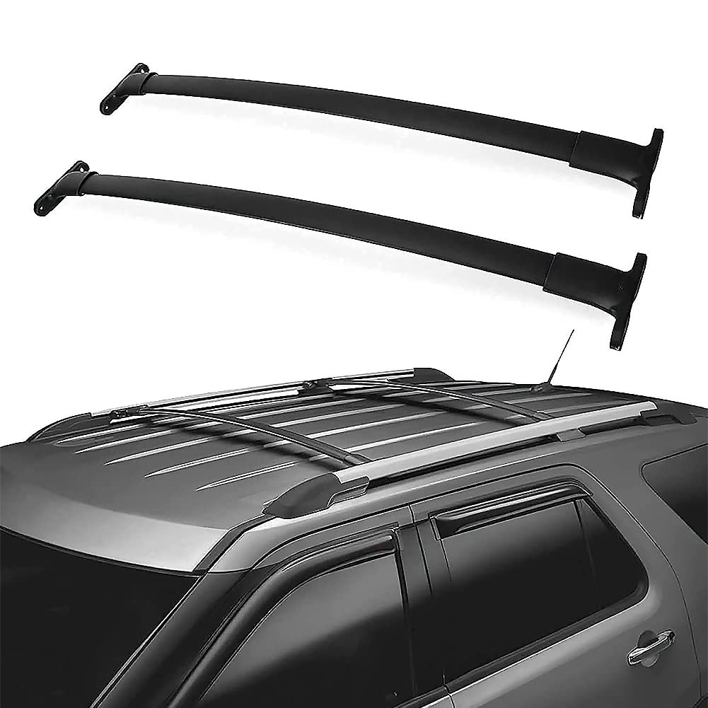 HCZS Aluminum Roof Cross Bars for Ford Escape 2013-2019 - Lockable Anti-Theft Car Top Luggage Carrier with 50kg Capacity | Perfect for Road Trips, Camping Gear & Outdoor Adventures