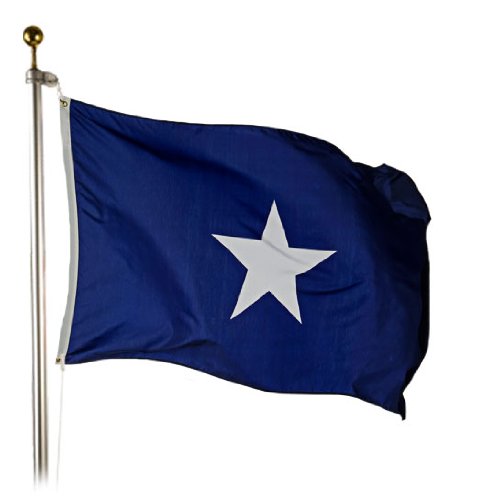 Bonnie Blue Flag 5x8 ft SolarMax Nylon Outdoor Flag - Durable All-Weather American Civil War Banner for Garden, Porch & Historical Display