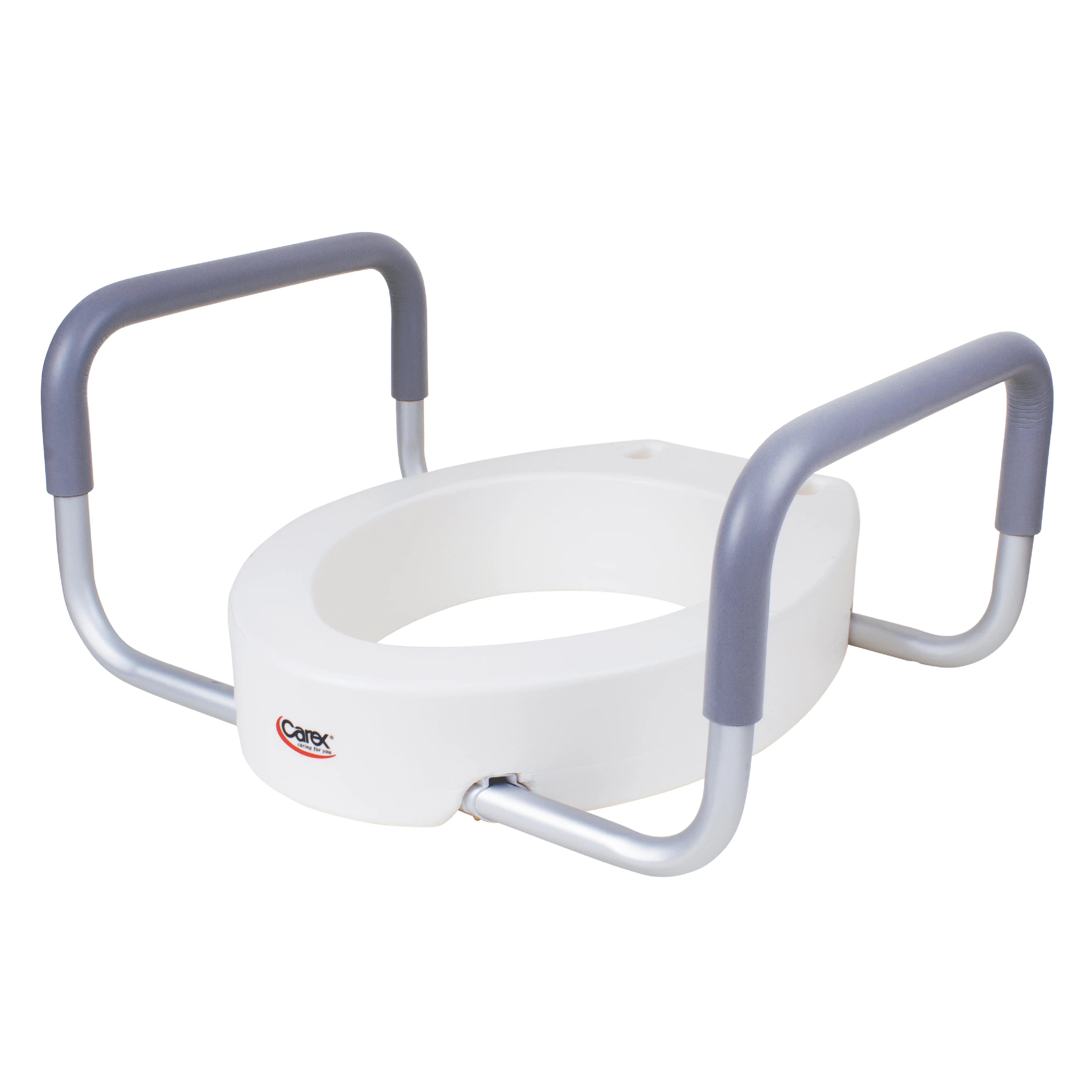 Carex Raised Toilet Seat with Handles - 3.5