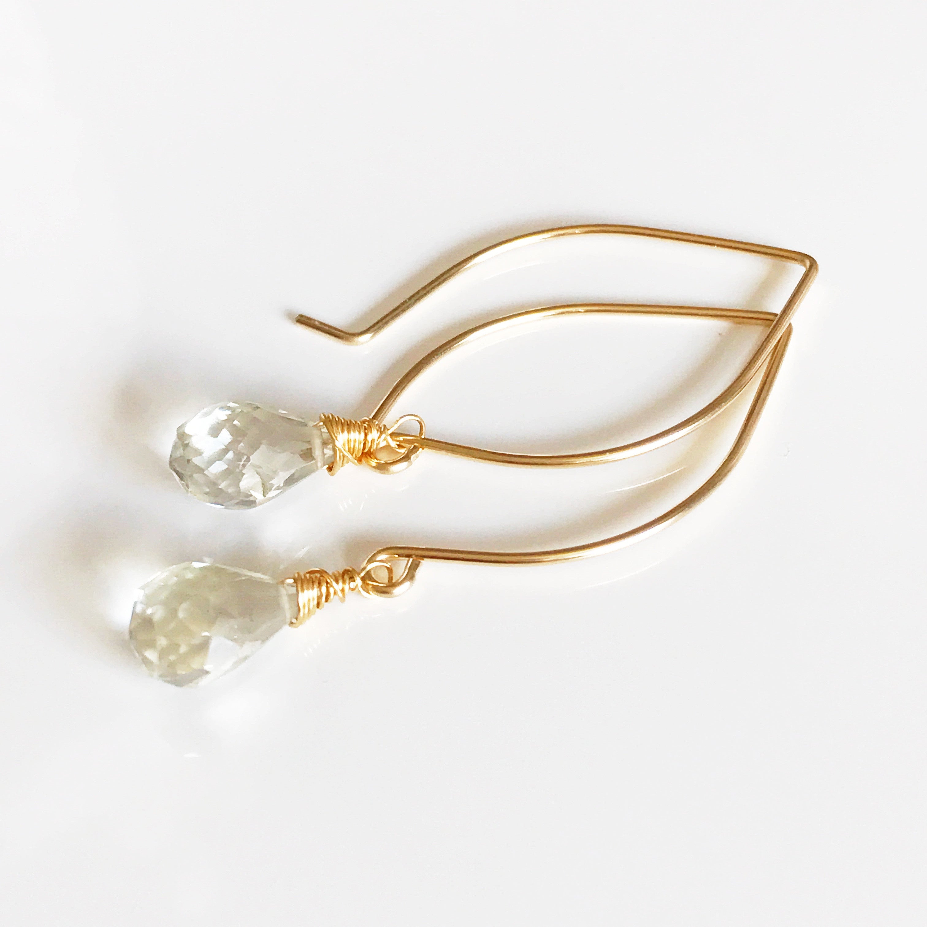 Gemma Green Amethyst Earrings – Elegant Handmade Jewelry for Women | Perfect for Weddings, Parties & Special Occasions