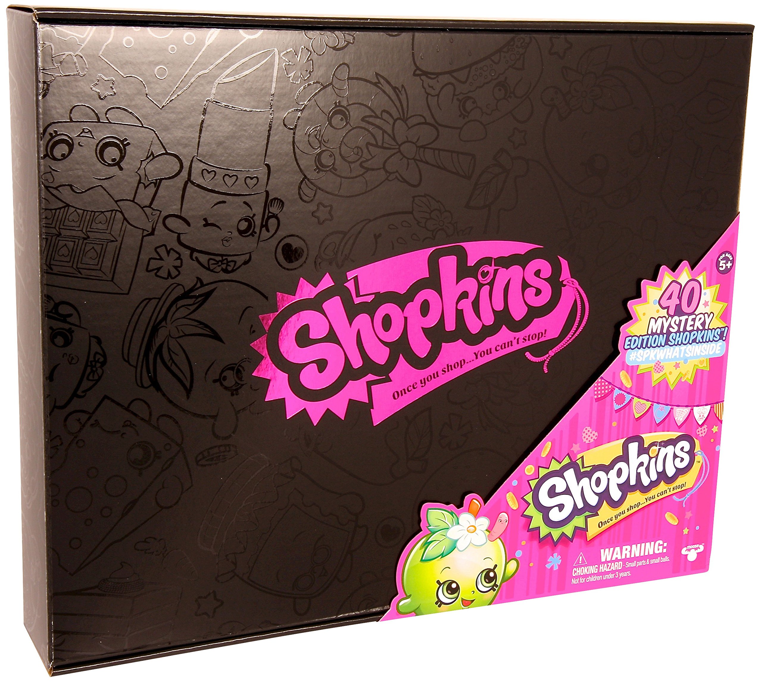 Shopkins Mystery Edition - 40 Modern Themed Collectible Toy Figures for Kids Ages 3+, No Assembly Required, Perfect for Playtime, Birthday Gifts & Collectors