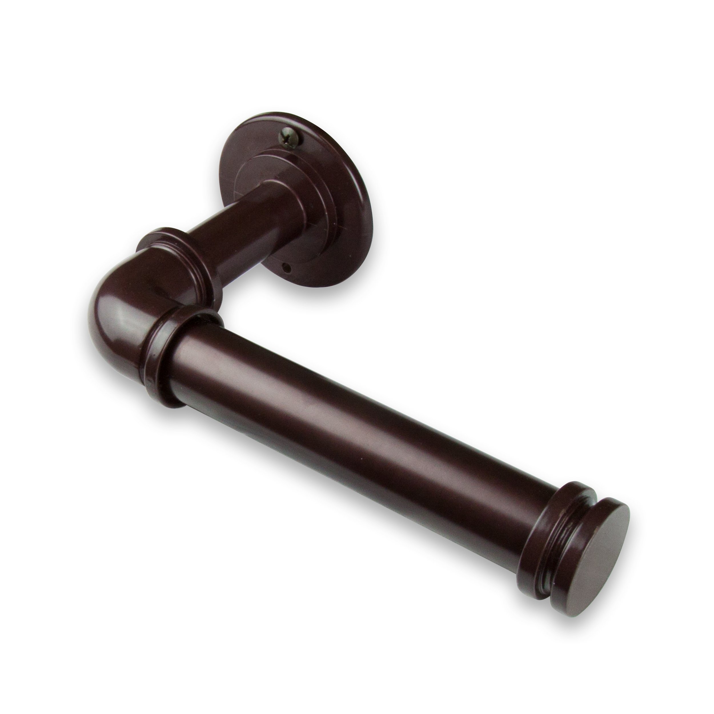 Rod Desyne Single Toilet Paper Holder Set of 2, Bronze Bathroom Tissue Roll Holder - Perfect for Bathroom, Restroom, and Home Decor