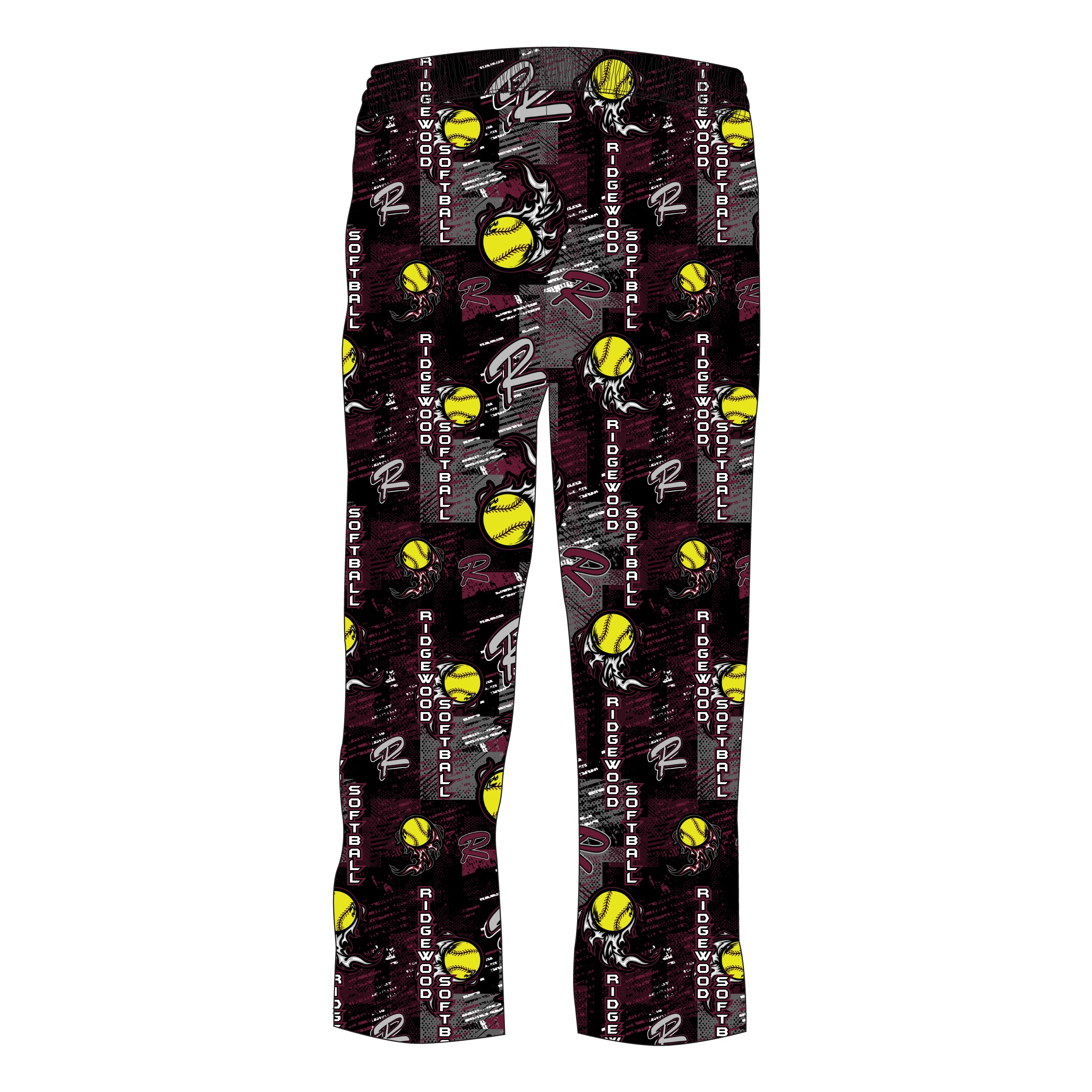 Youth & Adult Ridgewood Softball Lounge Pants - Comfortable Athletic Pants for Training, Casual Wear & Relaxing at Home