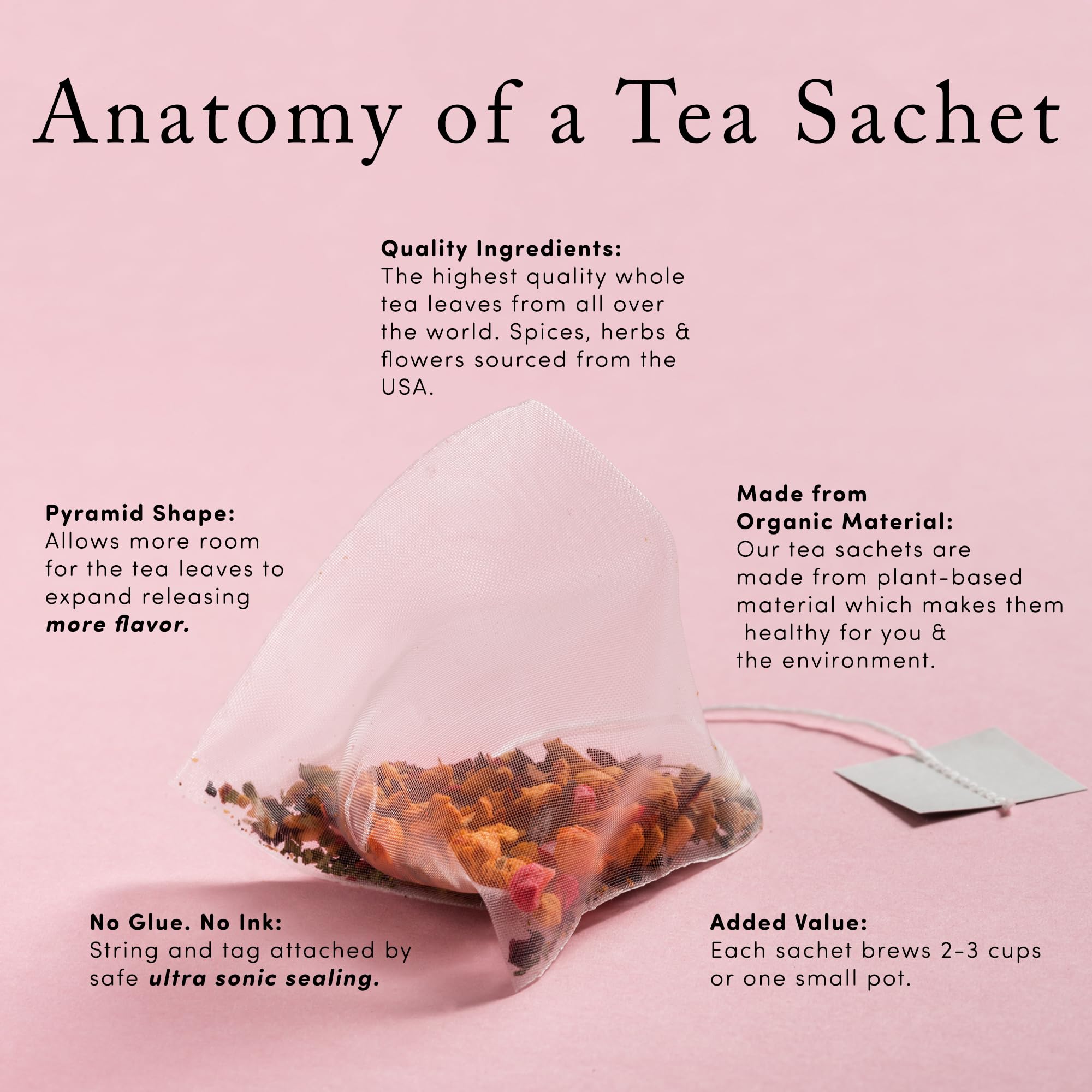 La Tea Dah Hugs and Kisses Tea Gift Basket - Premium Tea Assortment Set with 3 Specialty Flavors in Valentine Gift Box | Birthday Gift for Women, Her, Mom, Wife | Perfect for Valentine's Day, Mother's Day, Anniversary & Tea Lovers