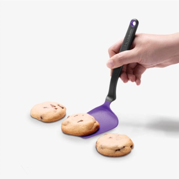 Dreamfarm Mini Chopula - Small Purple Kitchen Spatula for Baking, Cooking & Serving - Perfect for Non-Stick Pans, Mixing Bowls & Small Spaces