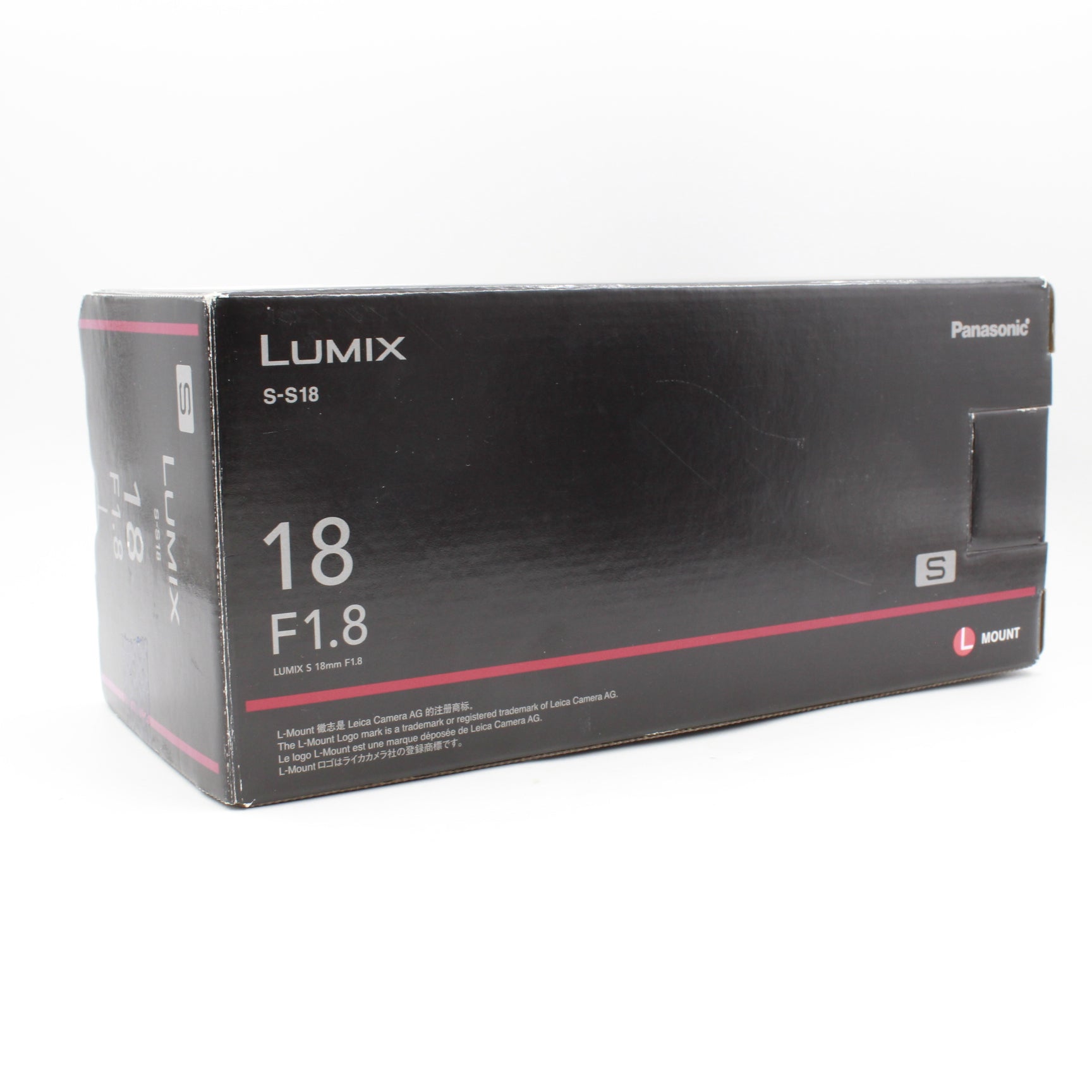 Panasonic Lumix S 18mm f/1.8 Lens (Leica L Mount) - Open Box Excellent Condition | Wide-Angle Prime Lens for Portrait & Landscape Photography