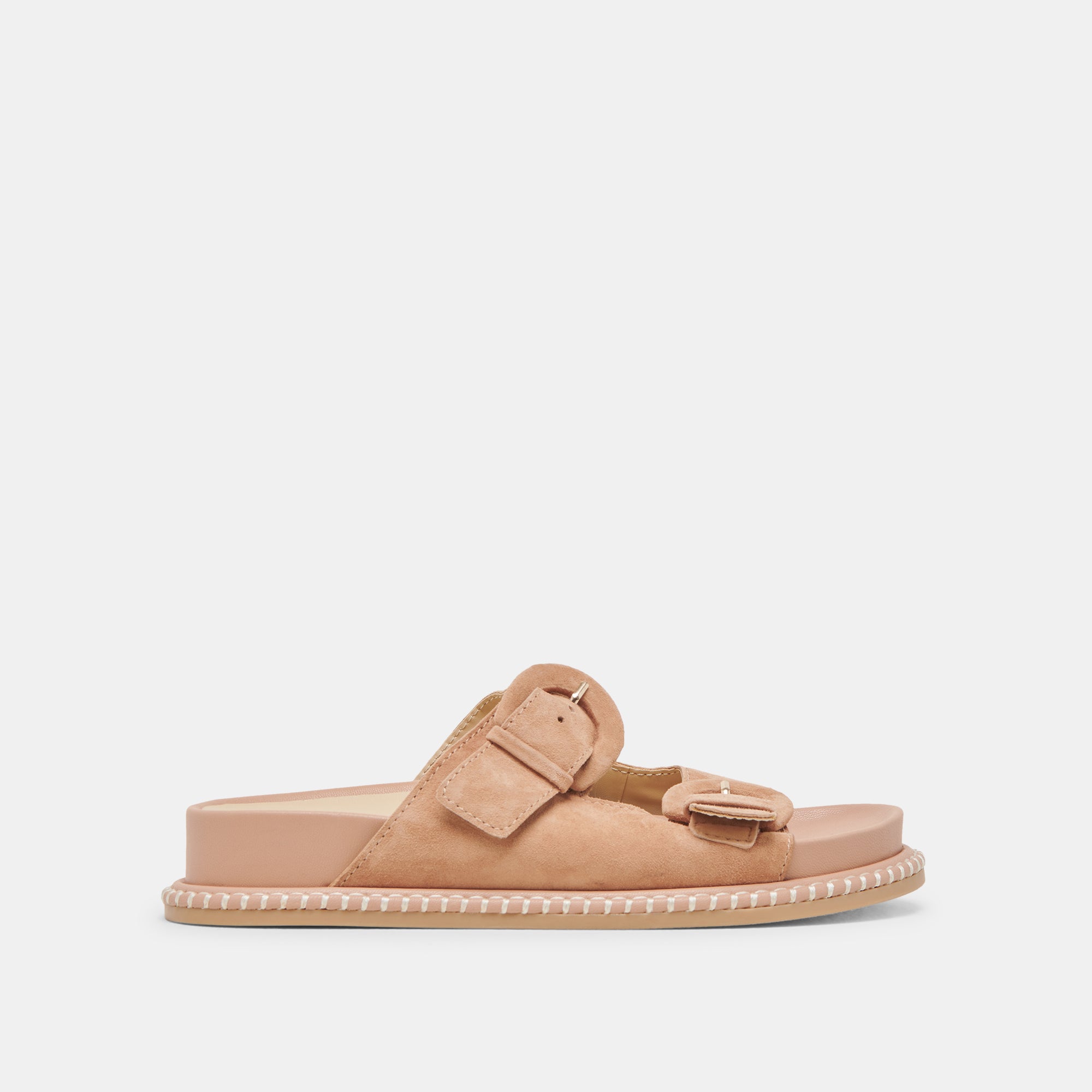 SHAUNY Women's Comfortable Toffee Suede Sandals - Soft & Stylish Summer Casual Shoes for Beach, Walking, and Outdoor Activities
