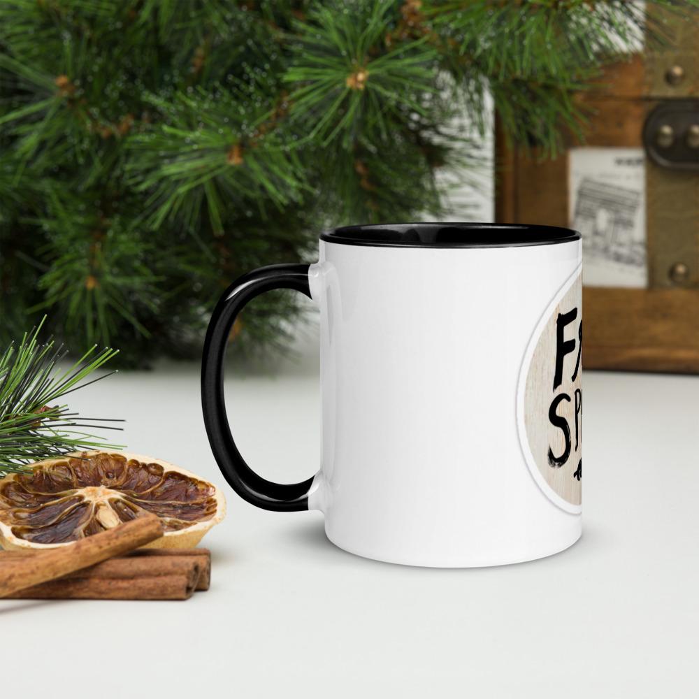 Free People Travel Inspired Coffee Mug with Color Inside - Wanderlust & Boho Glamping Tea Cup for Campers, Caravan Lovers - Perfect for Outdoor Adventures, Cozy Home Use & Gift Giving
