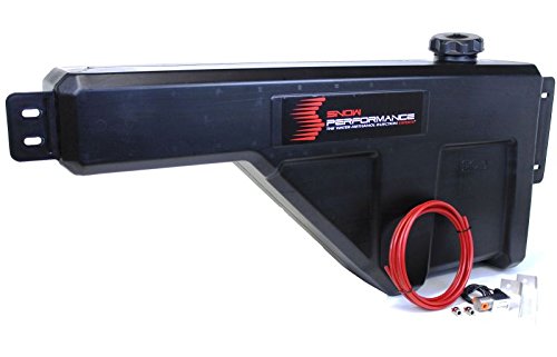 Snow Performance SNO-40015 10 Gallon Tool Box Style Reservoir with Brackets, Check Valve & Tubing - 1 Pack - Ideal for Automotive Fluid Storage and Transfer