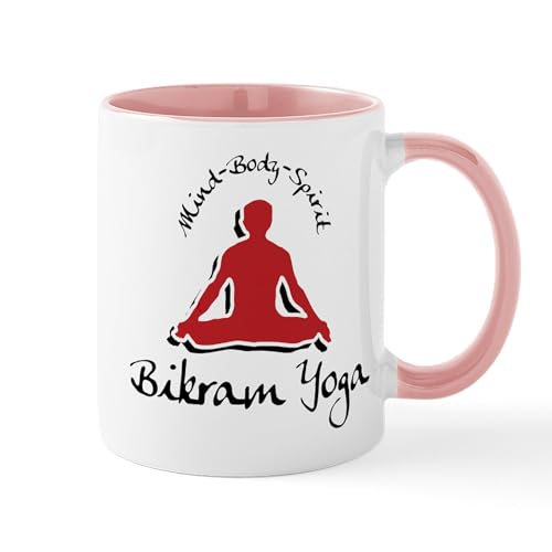 White/Pink Inside - Bikram Yoga Mug
