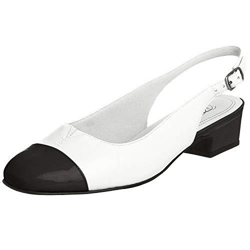 White Kid/Black Patent
