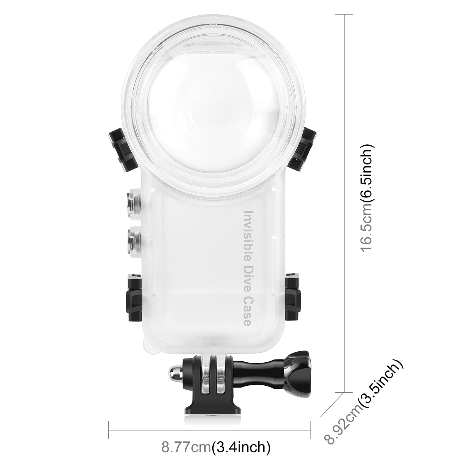 Insta360 X4 Dive Housing Case - 50M Waterproof Underwater Camera Housing for Insta360 X4 | Professional Scuba Diving, Snorkeling & Water Sports Photography Protection