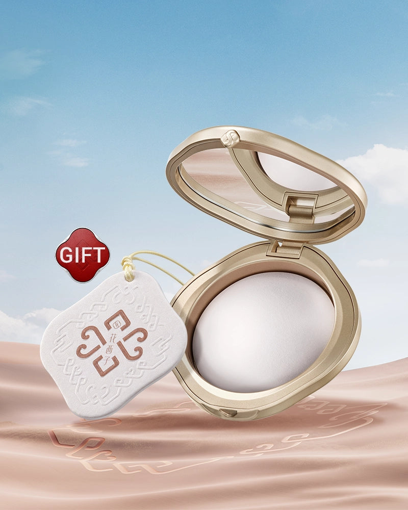 Flawless Jade Breathable Pressed Powder - Oil Control & Matte Finish Makeup | Perfect for Daily Wear & Special Occasions