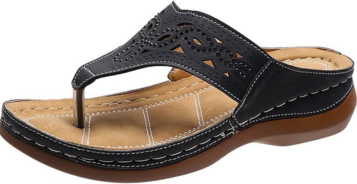 **Linasir Women's Flip Flops - Comfortable Thong Sandals with Arch Support for Beach, Pool & Summer Outings | Casual Water Shoes for Walking, Travel & Outdoor Activities**
