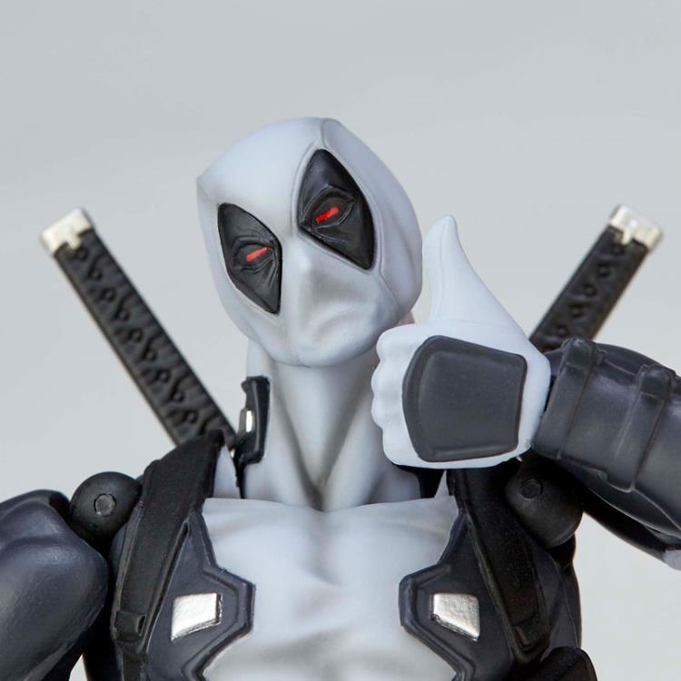 Amazing Yamaguchi Revoltech Deadpool X-Force Action Figure No. 001EX - Highly Articulated Collectible for Marvel Fans & Display