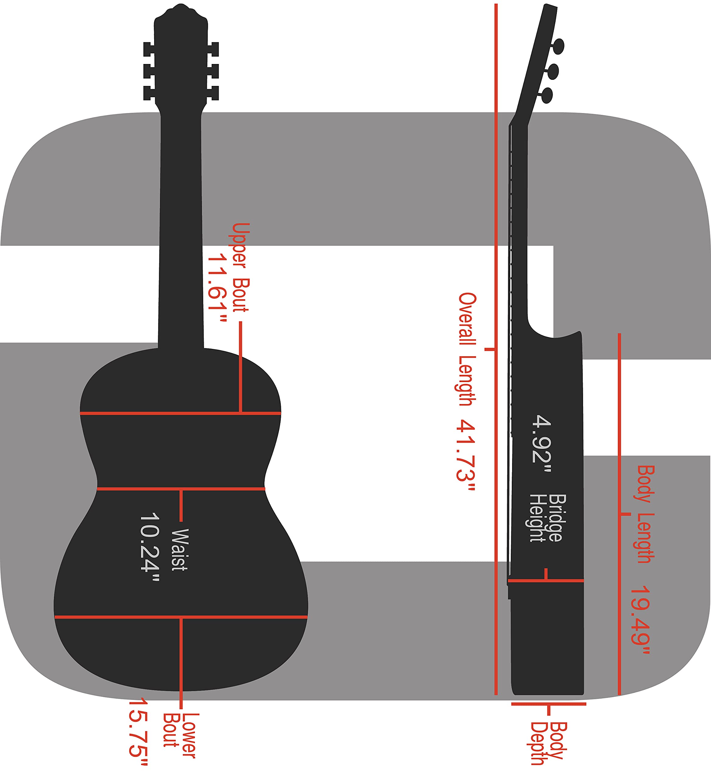 Premium Hard-Shell Wooden Guitar Case for OM/Martin 000-14 Fret Acoustic Guitars - Durable Stainless Steel Latches, Plush Sponge Lining, Protective Metal Feet & Storage Compartment - Brown - Perfect for Travel, Gigging & Long-Term Guitar Protection