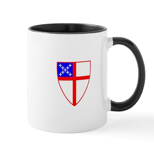 White/Black Inside - Episcopal Shield Mug