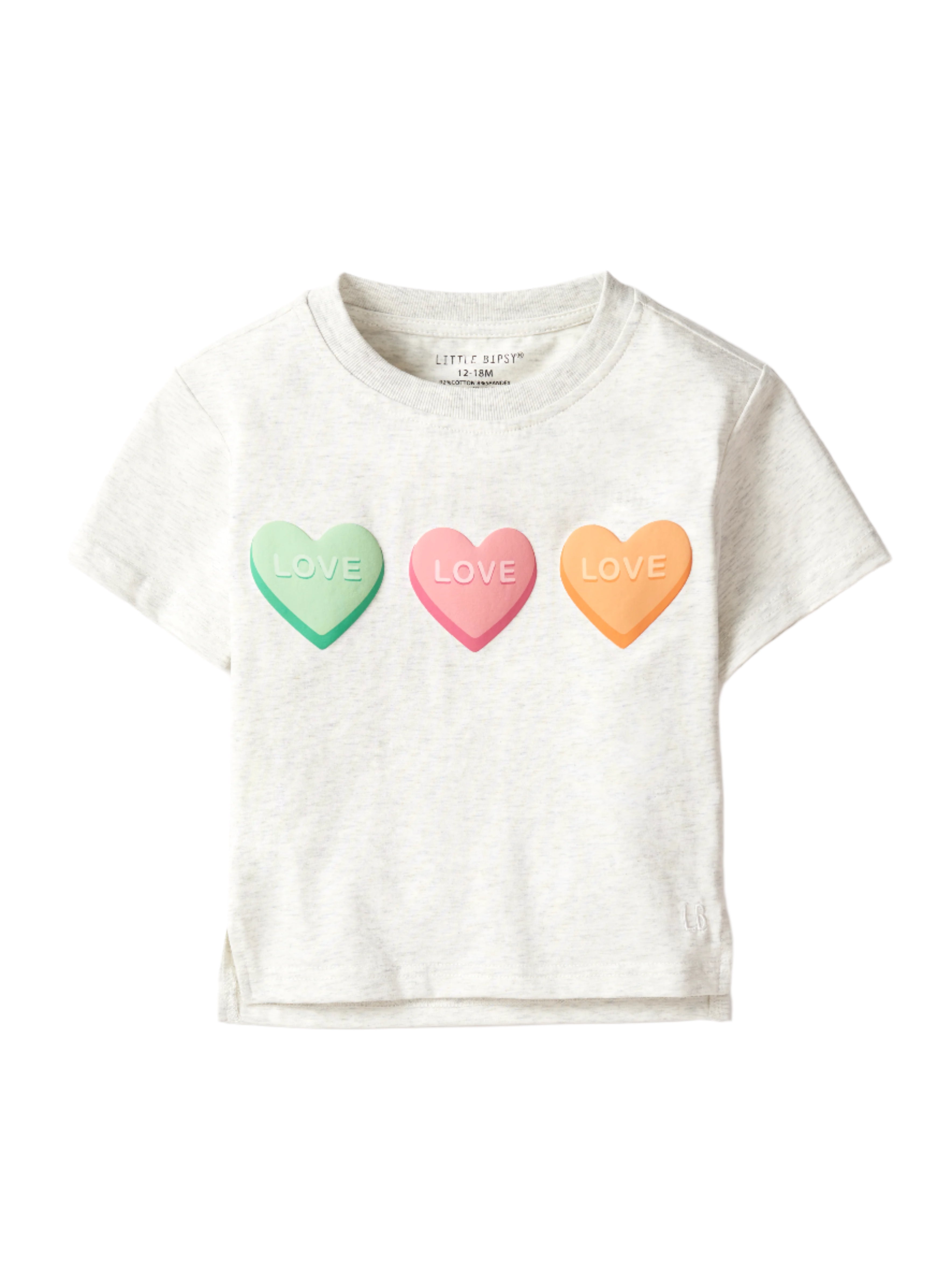 Valentine's Day Box Fit T-Shirt for Women - Soft Grey Cotton Tee - Casual Wear & Gift Idea for Her