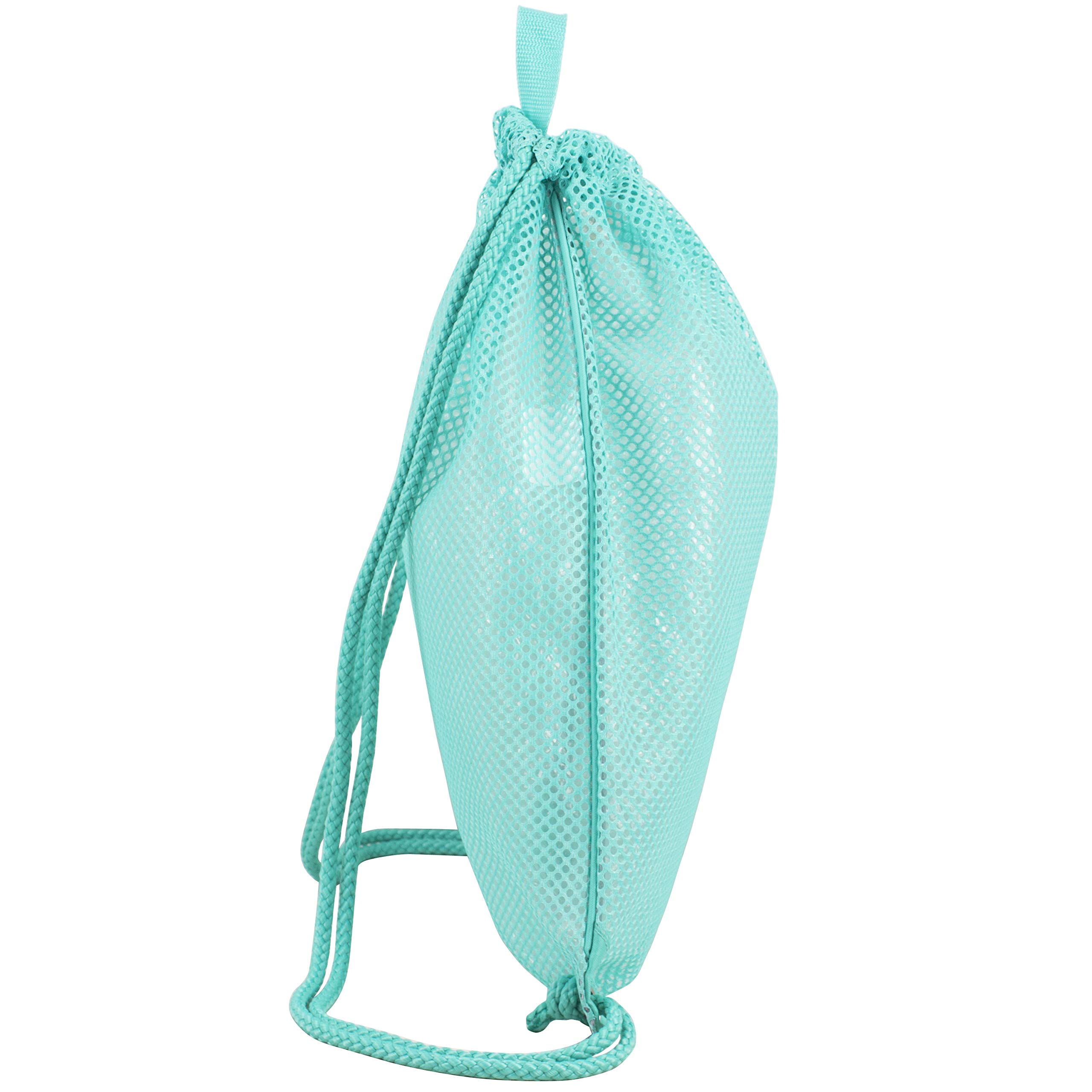 EastSport Lightweight Mesh Drawstring Backpack - Breathable Gym Sackpack for Travel, College, Shopping & Beach | Perfect for Sports, Workouts & Daily Use