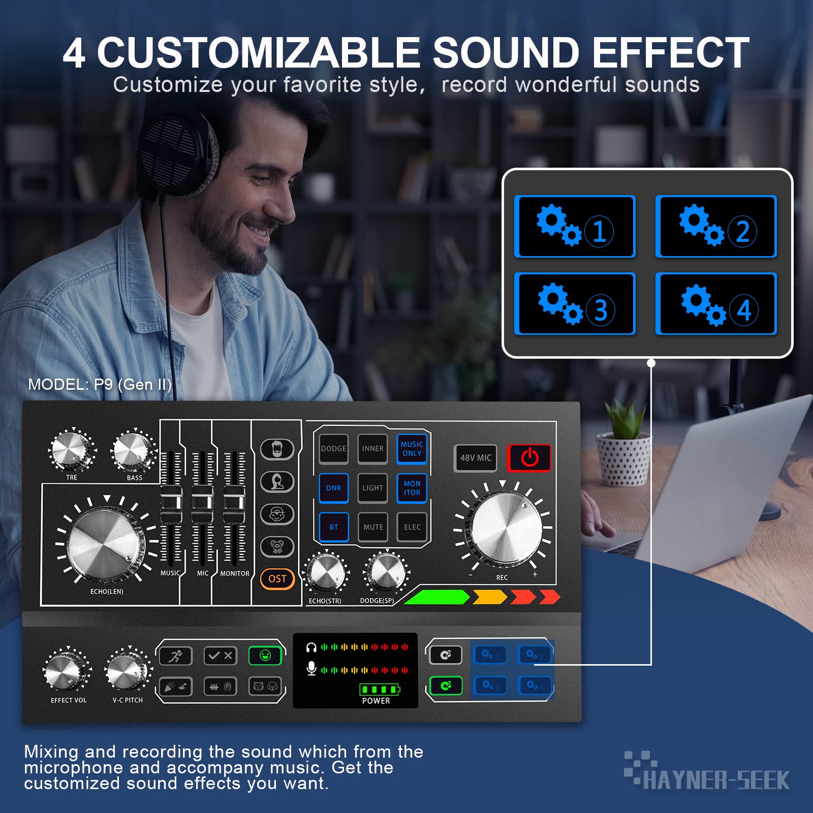Professional Podcast Equipment Bundle - 2 Studio Condenser Microphones & Headphones for Streaming, Recording, YouTube, Twitch (Home Studio Setup)