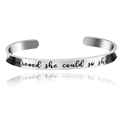 She believed she could so she did