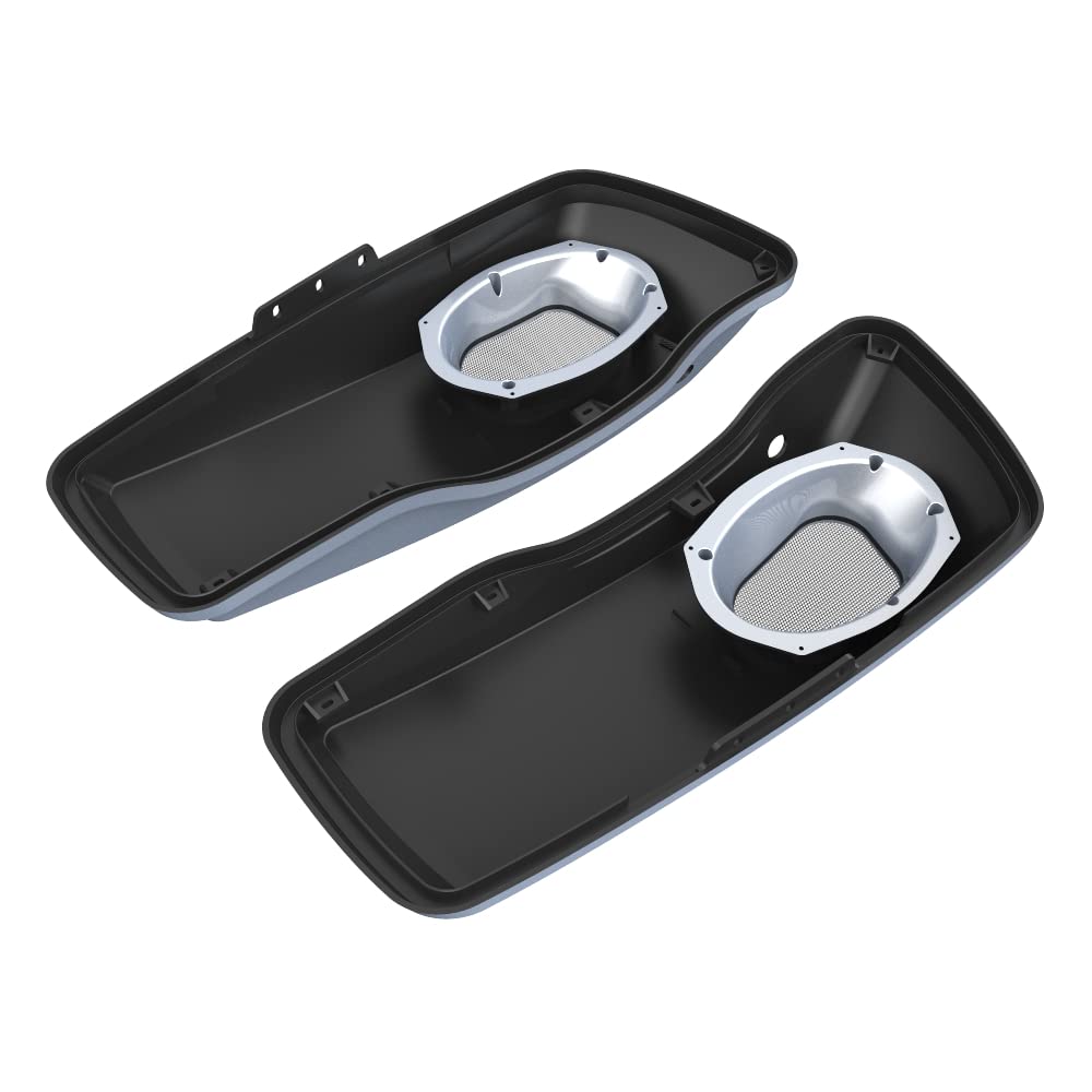 Premium 6X9 Saddlebag Speaker Lids for Harley Davidson Touring (2014+) - Color-Matched Replacement Covers for Enhanced Audio & Style - Perfect for Road Trips, Music Lovers & Custom Bike Upgrades