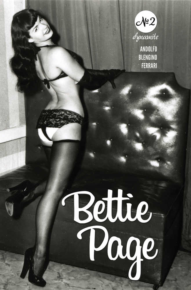 Bettie Page #2 Cover K Photo Black Bag - Vintage Pinup Style Handbag for Women | Perfect for Cosplay, Retro Parties & Collectors