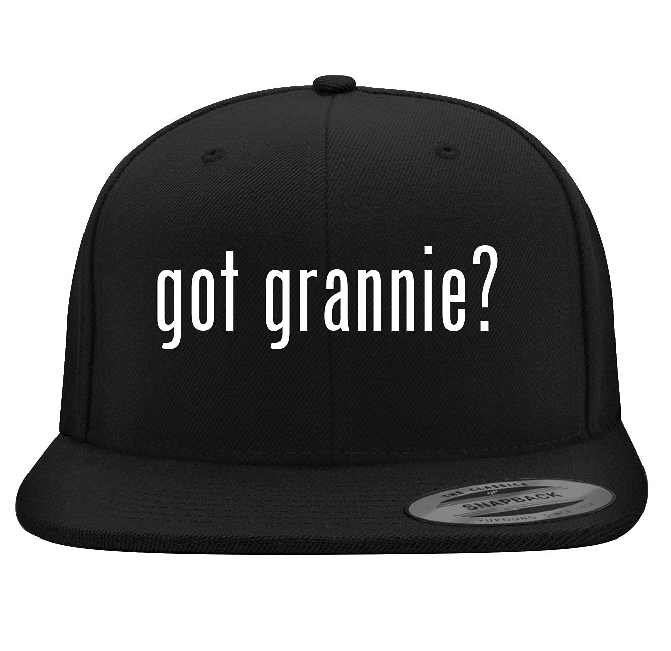 BH Cool Designs 'Got Grannie?' Yupoong 6089 Structured Flat Bill Snapback Hat - Embroidered Trendy Baseball Cap for Men & Women | Perfect for Streetwear, Casual Outfits & Sports Events