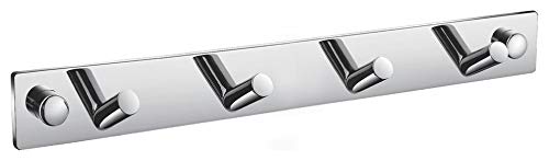 KubeBath 4-Hook Aqua Chiaro Robe Hook for Bathroom & Spa