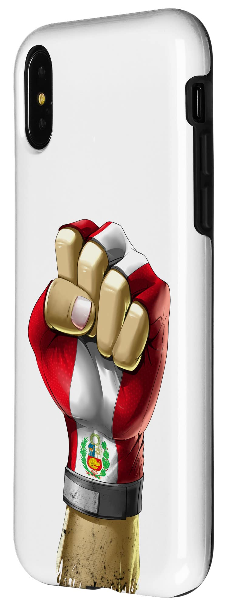 iPhone X/XS Case - Peru Flag Design, Premium Protective Glove Cover for iPhone X/XS - Perfect for Travel, National Pride & Everyday Use