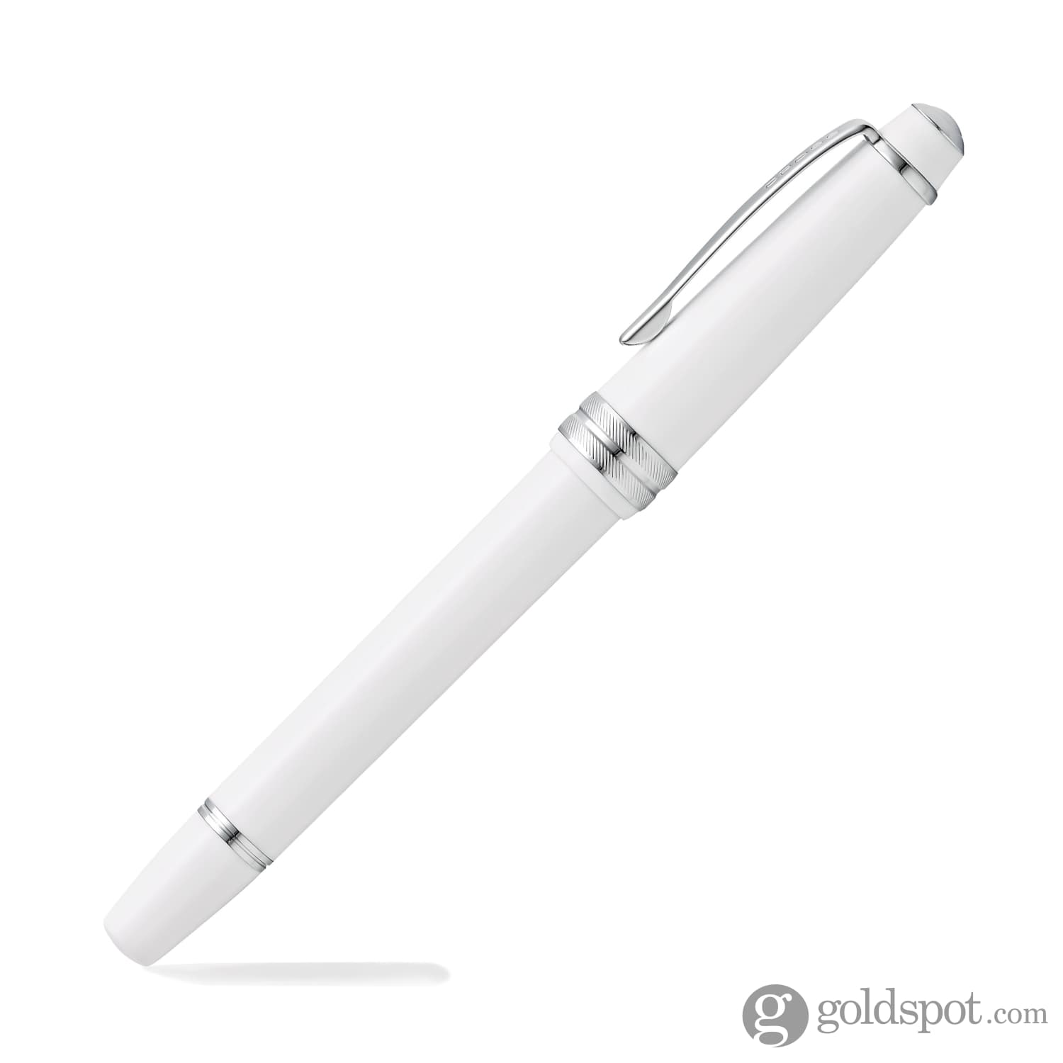 Cross Bailey Light Fountain Pen - Polished White Resin - Premium Writing Instrument for Calligraphy, Journaling & Office Use