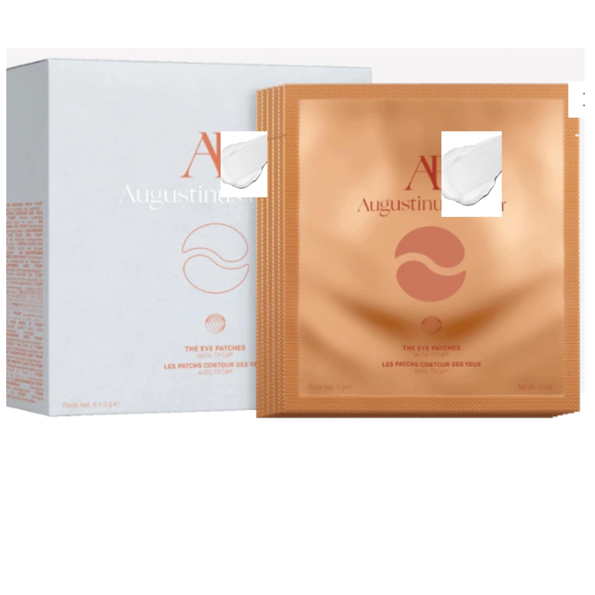 6 Pack Luxury Under Eye Patches - Hydrating & Brightening Eye Treatment for Dark Circles & Puffiness - Perfect for Skincare Routine, Travel & Self Care